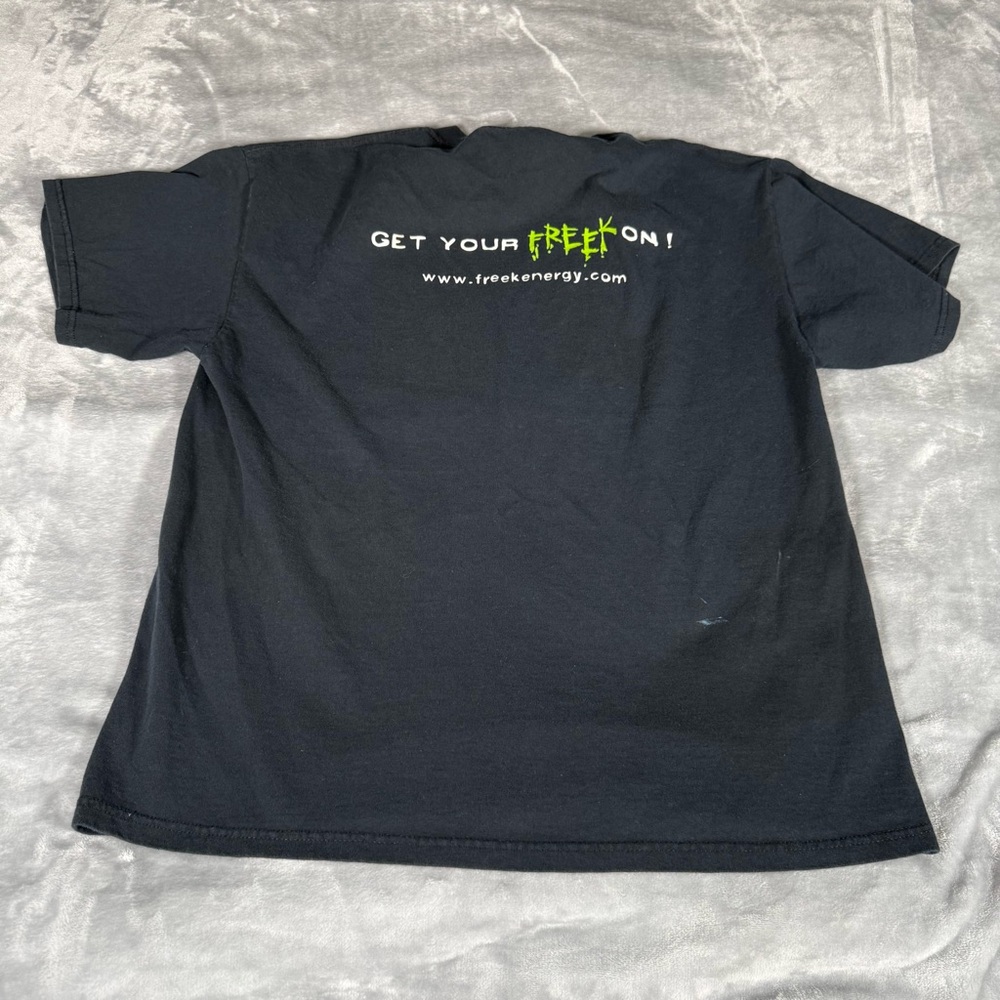 Vintage Freek Energy Drink Promo T Shirt Mens XL (Estimated) Discontinued READ! - Picture 6 of 9